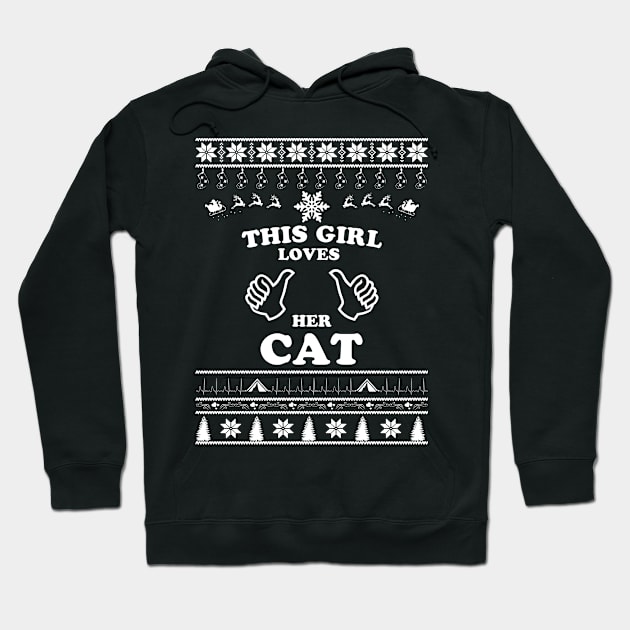 Merry Christmas Cat Hoodie by bryanwilly